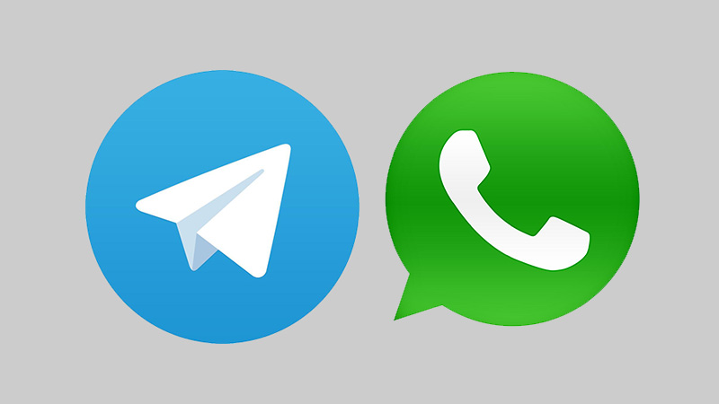 مقایسه تلگرام و واتساپ