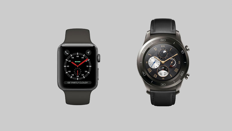 مقایسه ساعت هوشمند اپل و هووایی