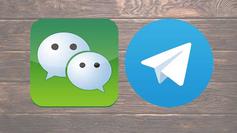 مقایسه تلگرام و وی چت