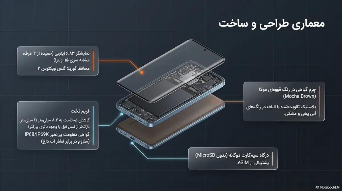 طراحی شیائومی نوت 15 پرو پلاس