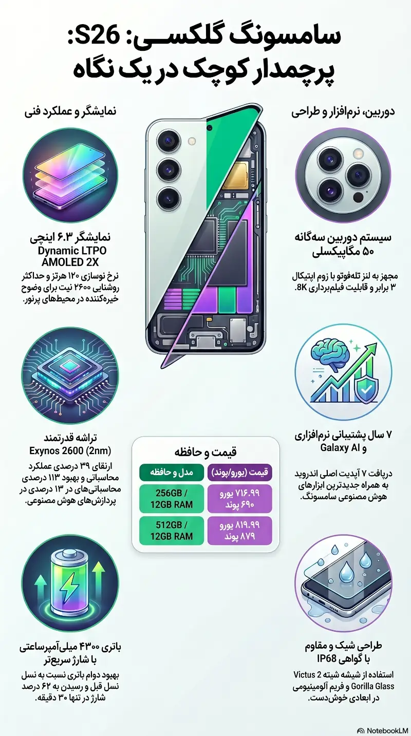 اطلاع نگاشت سامسونگ اس26