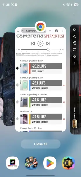 نرم افزار سامسونگ اس 26 پلاس