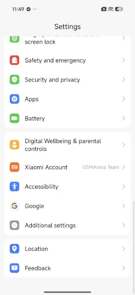 نرم افزار شیائومی 17T